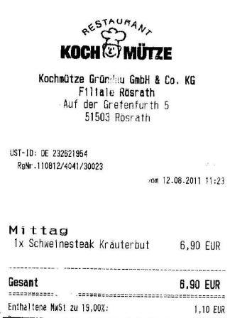 wsee Hffner Kochmtze Restaurant